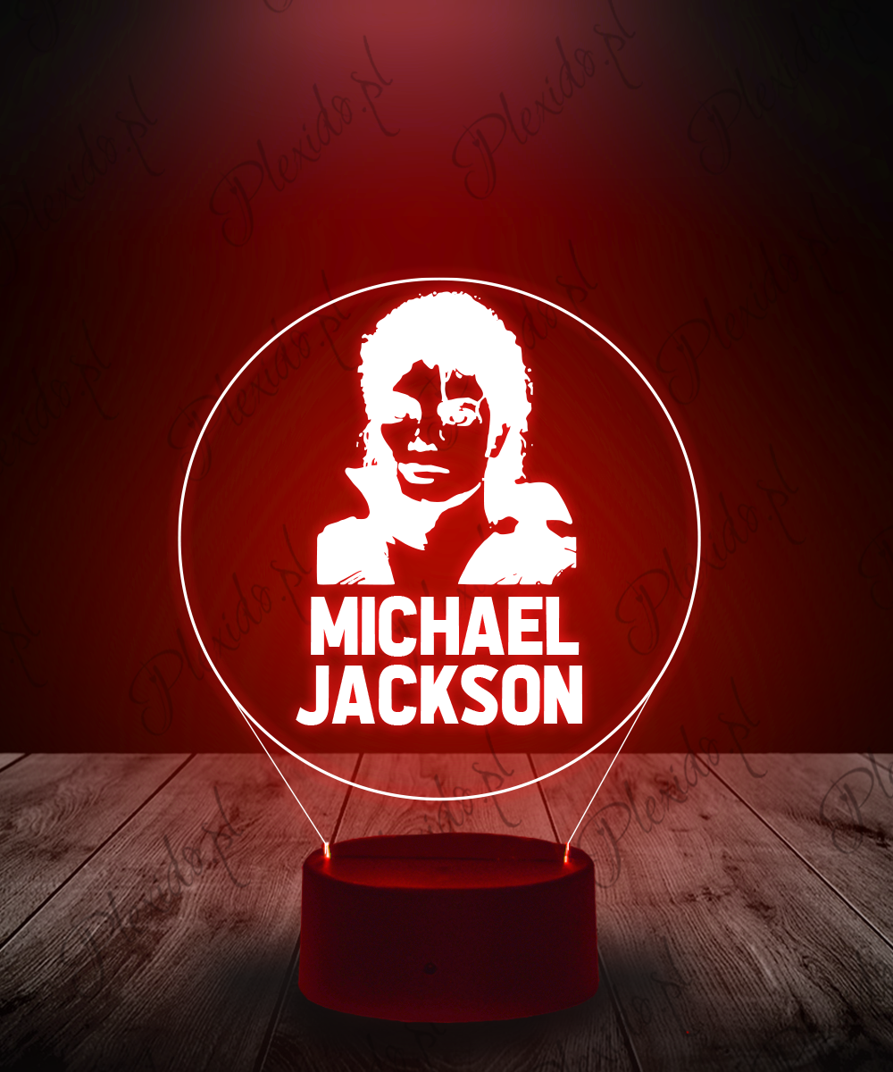 lampki led 3d muzyka Michael Jackson